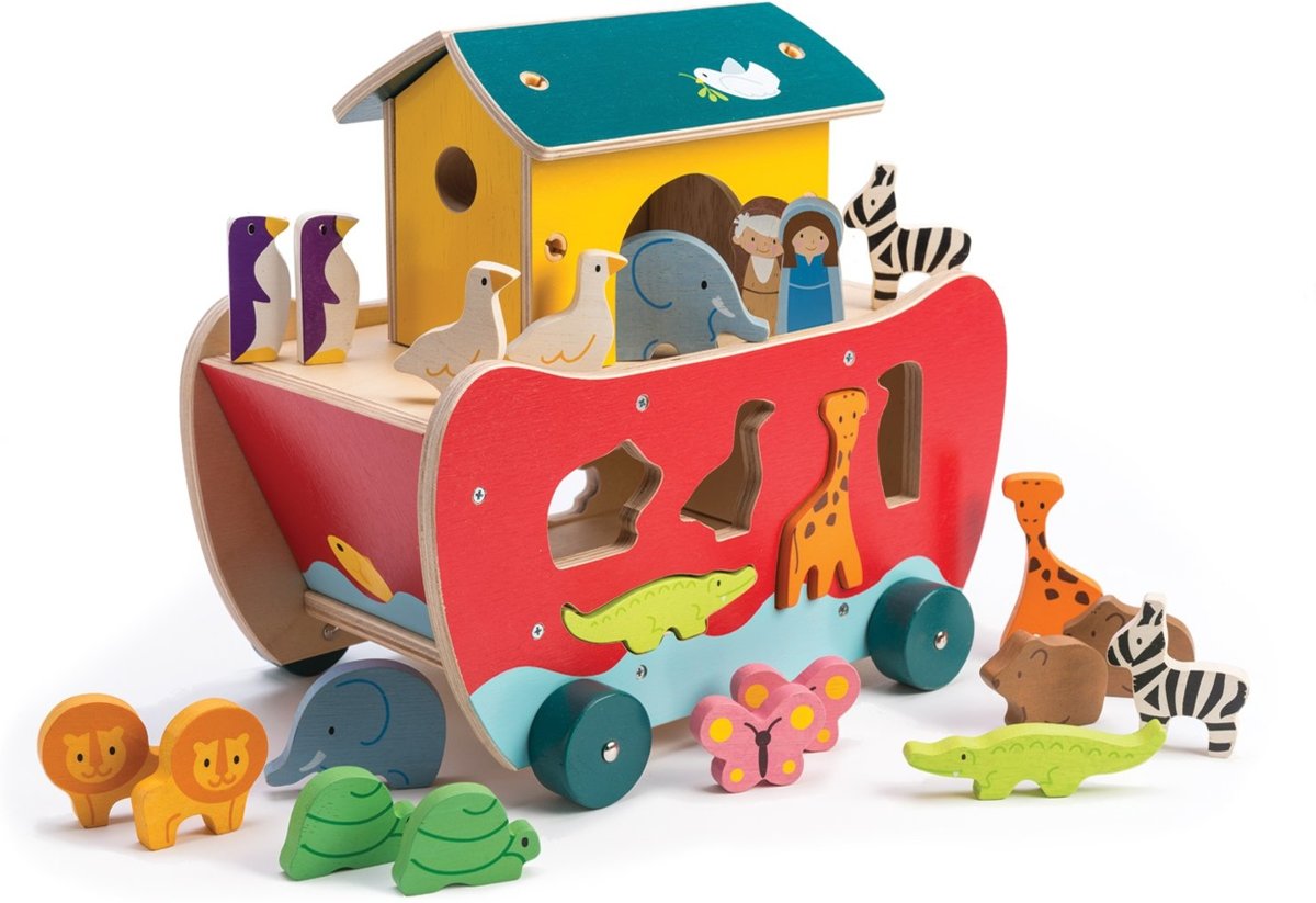 De Ark van Noah sorteerboot | Tender Leaf Toys